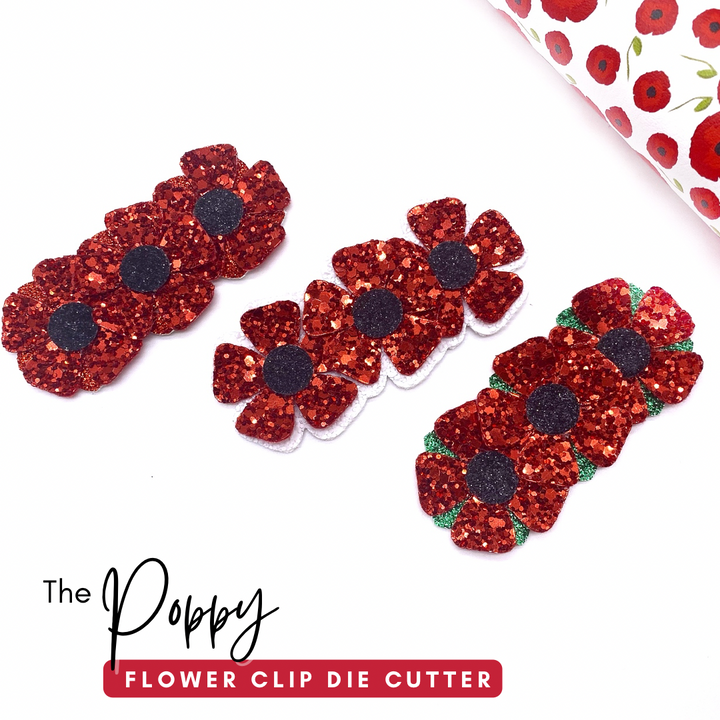 The Poppy Flower Clip Die Cutter- PRE ORDER