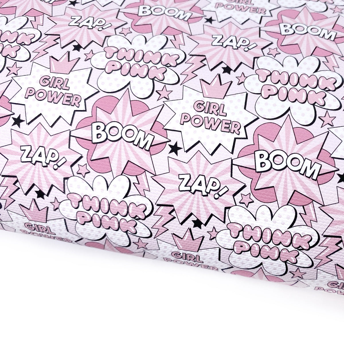 Girl Power is my Super Power Lux Premium Printed Bow Fabric