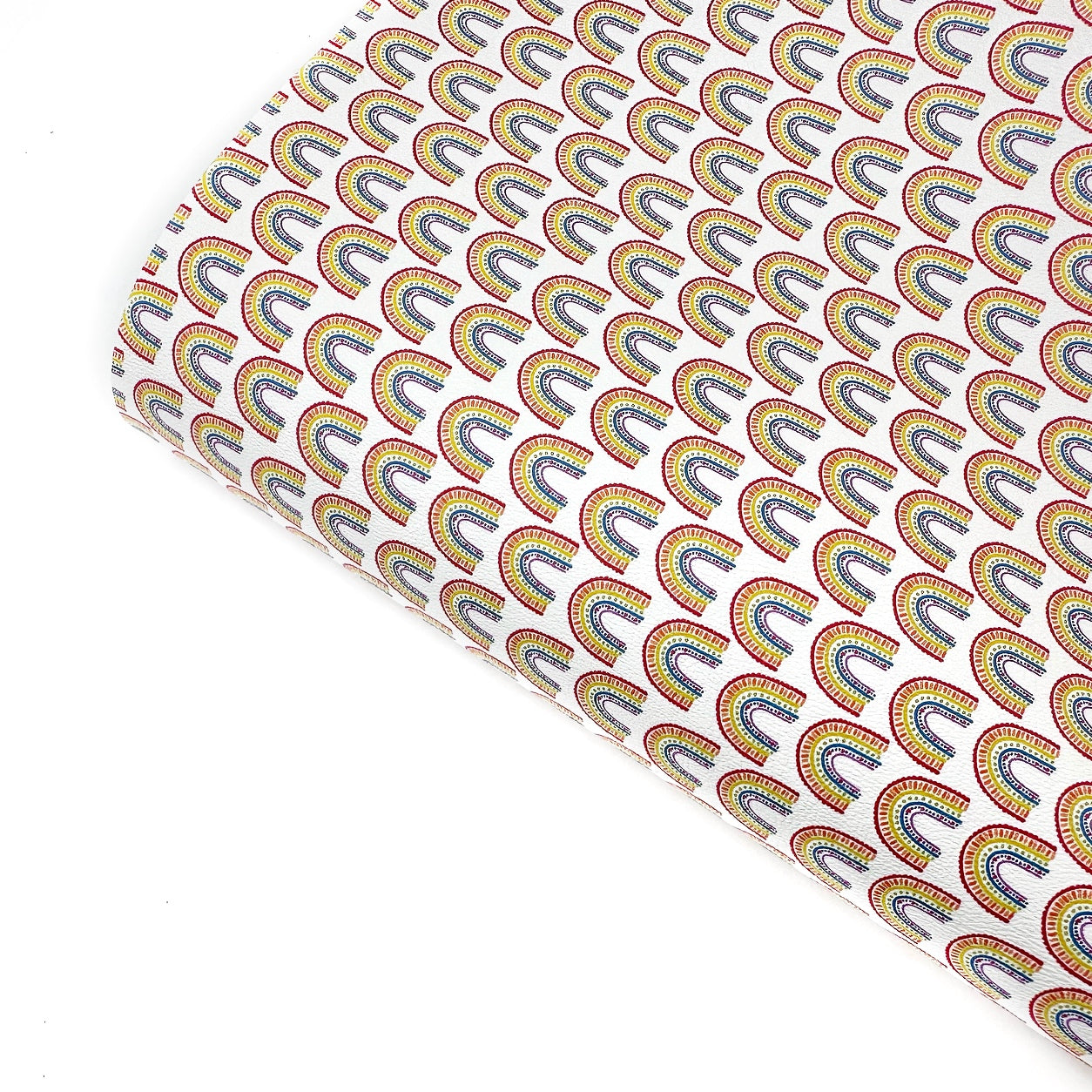 Perfect Rainbows Premium Faux Leather Fabric Sheets