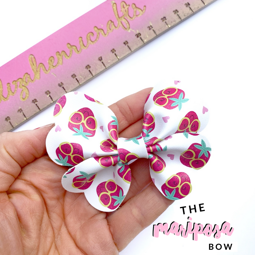 The Mariposa Hair Bow Die Cutter