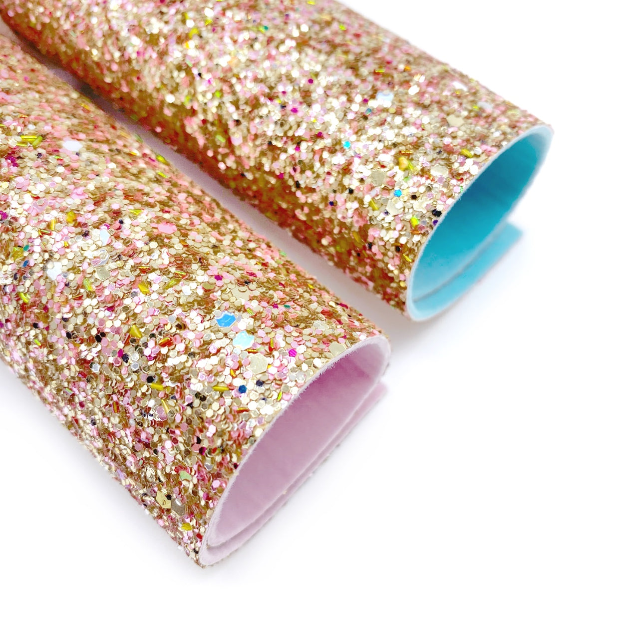 Double Sided Prince Royalty Chunky Glitter Fabric