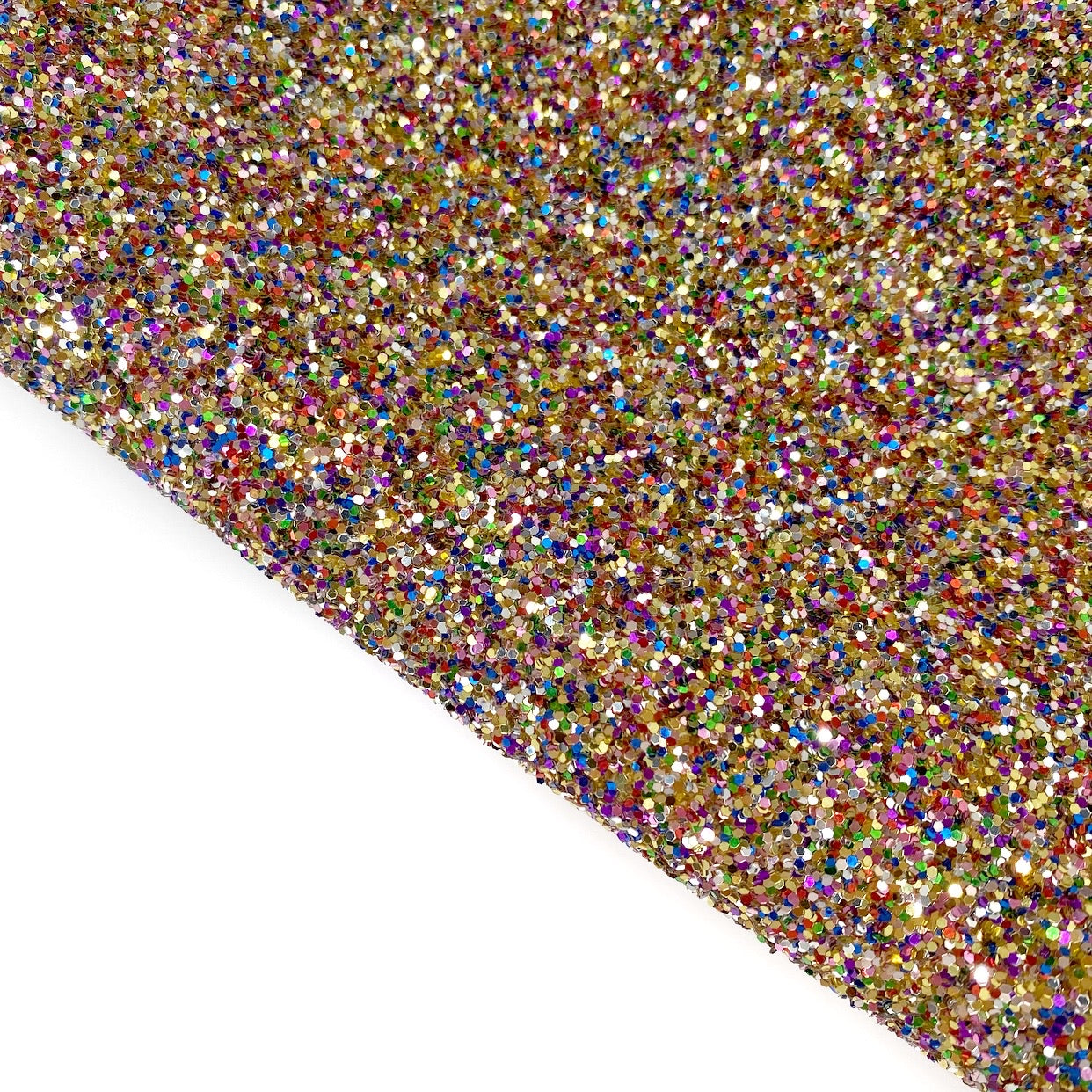 Magical Woods Golden Lux Premium Chunky Glitter Fabric
