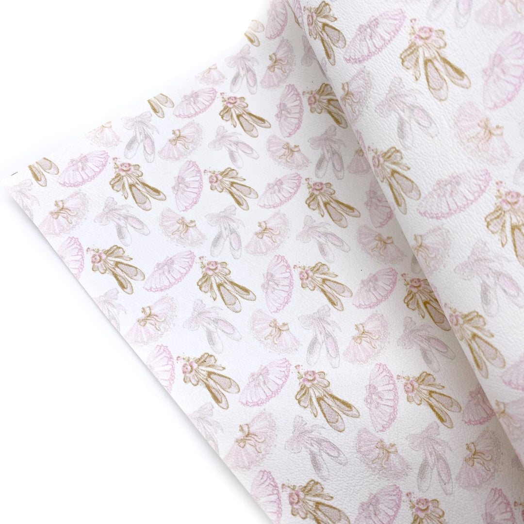 Tutus & Ballet Shoes Premium Faux Leather Fabric Sheets