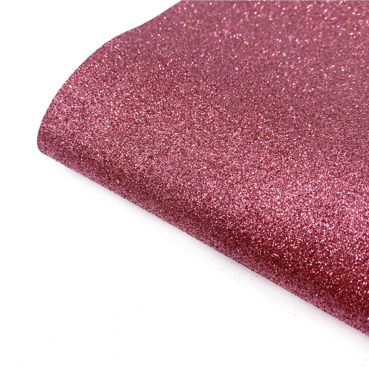 Dusky Rose Lux Premium Fine Glitter Fabric