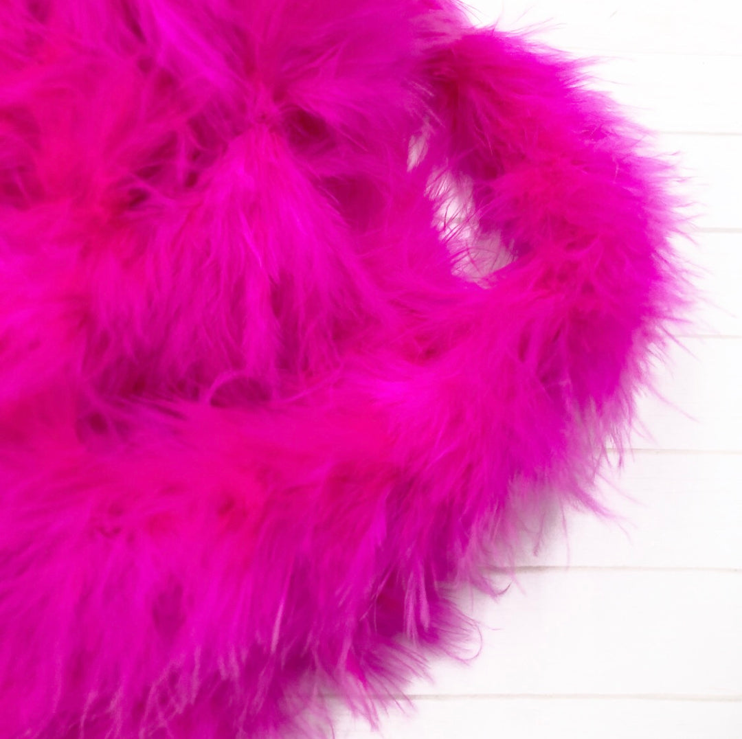 Luxury coloured Marabou Feather String Trim