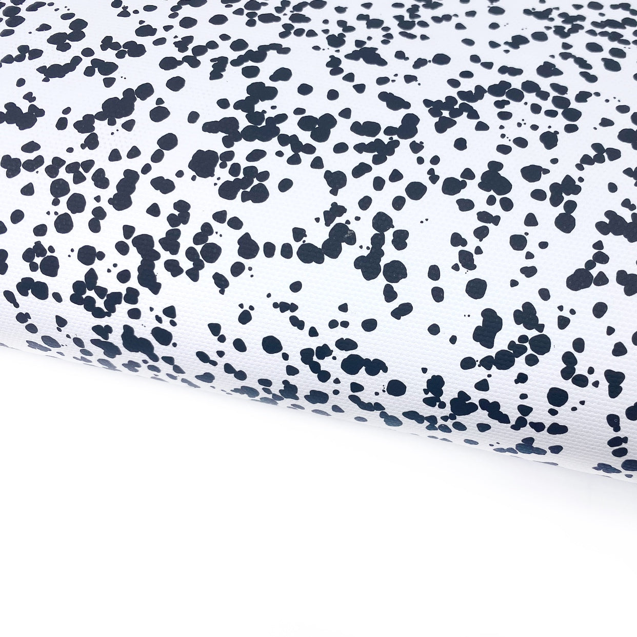 Spotty Dalmatian Lux Premium Canvas Bow Fabrics