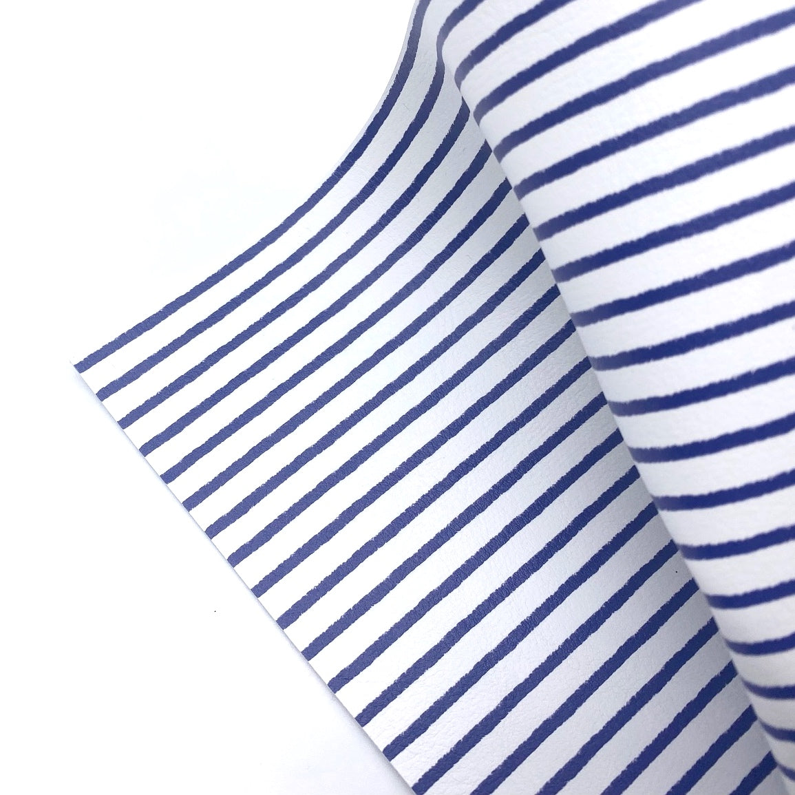 Sailor Stripes Premium Faux Leather Fabric Sheets