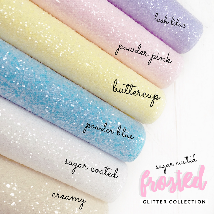 Premium Lux Sugar Coated Glitter Fabric Sheets