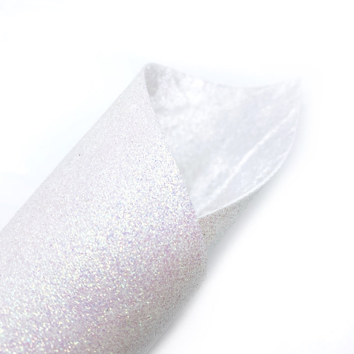 Double Sided Pastel Fine Core Glitter Fabrics