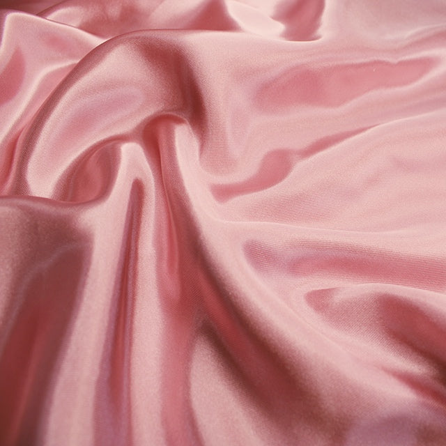 Dusky Pink Premium Polyester Satin Fabric
