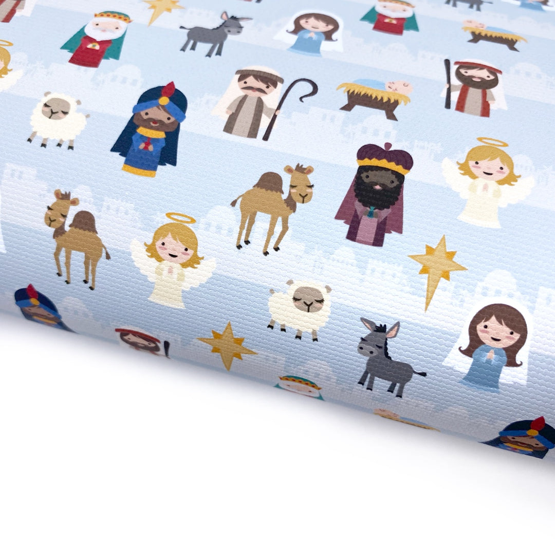 It's the Nativity Play Lux Premium Canvas Bow Fabrics