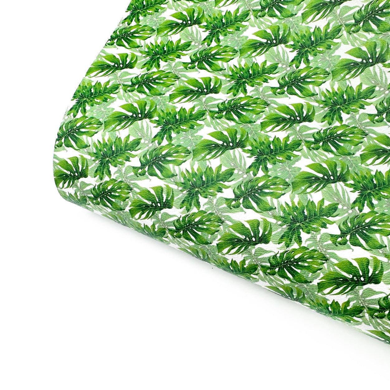 Coconut Leaves Premium Faux Leather Fabric Sheets