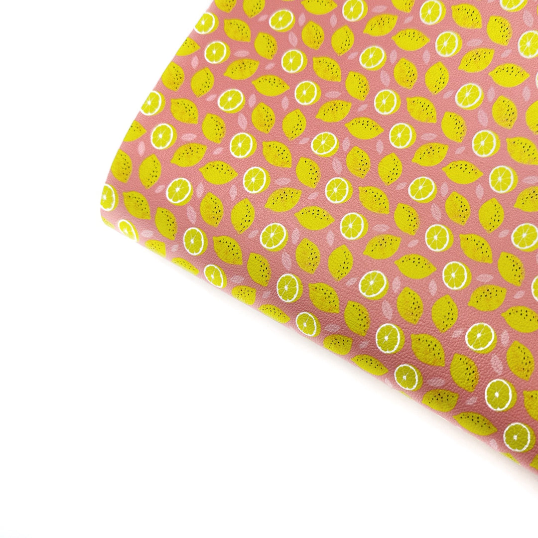 Lazy Lemons Premium Faux Leather Fabric Sheets