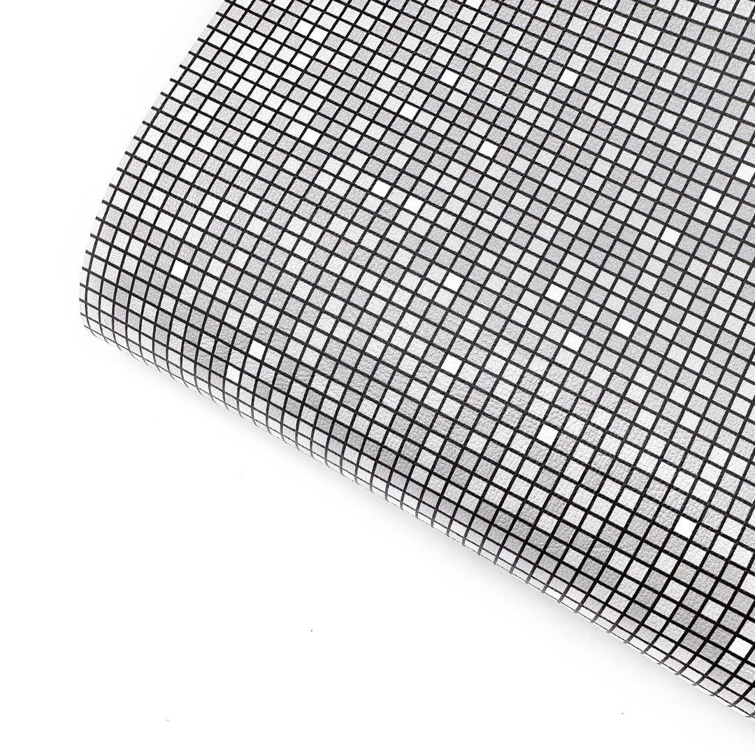 Disco Ball Premium Faux Leather Fabric Sheets