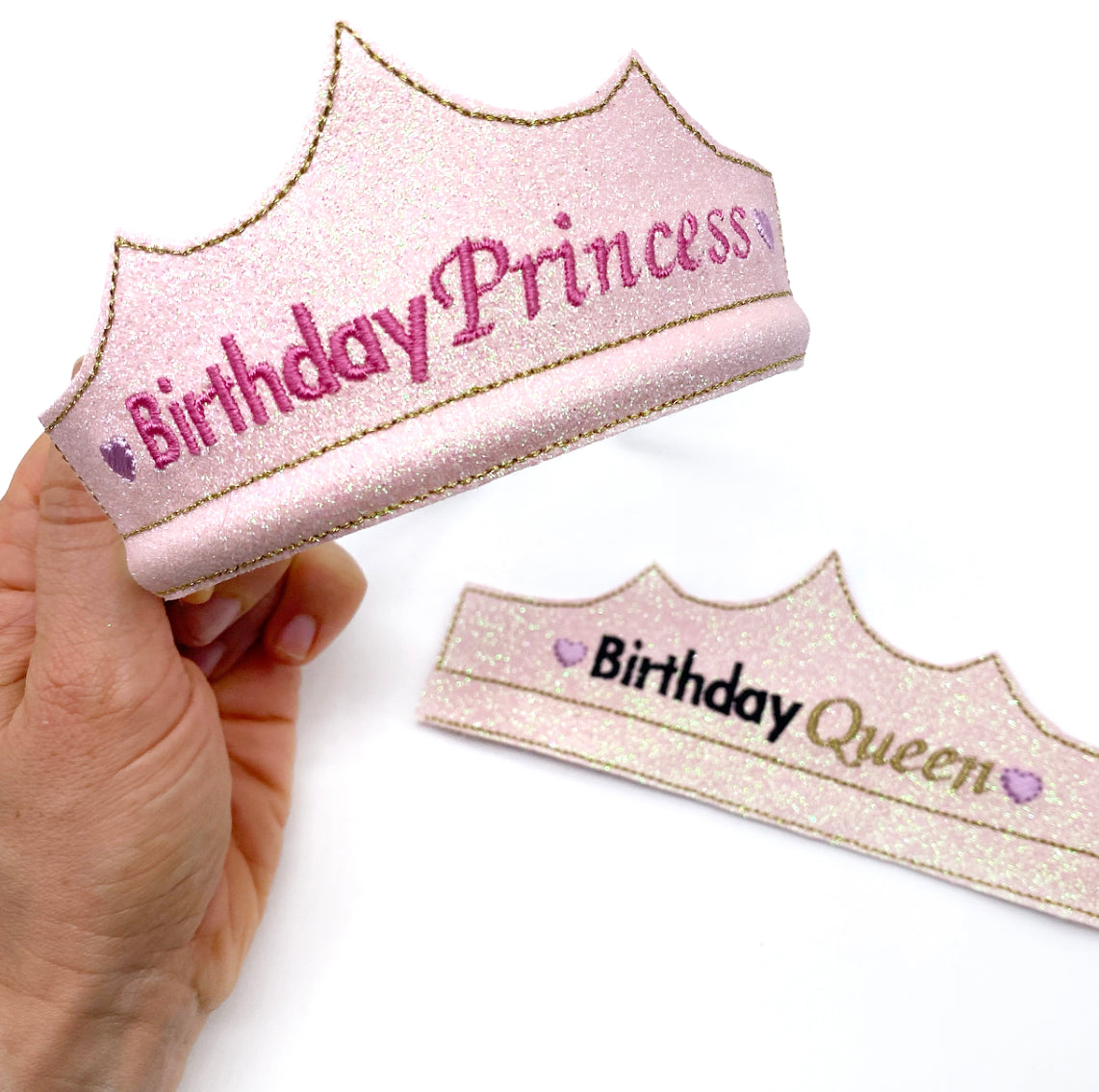 Birthday Queen Birthday Princess Headband Slider Felties
