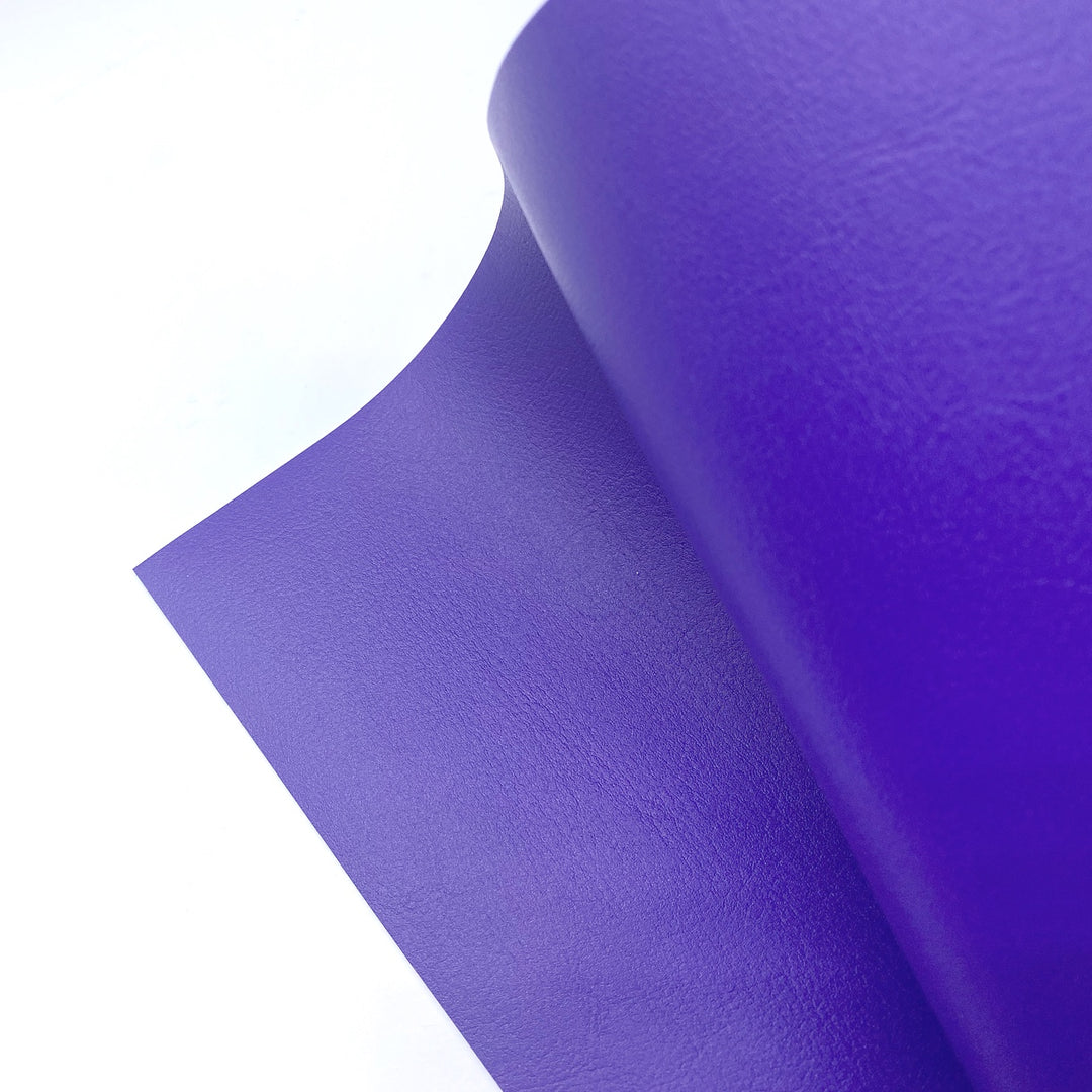 The Purple One Core Colour Premium Faux Leather Fabric Sheets