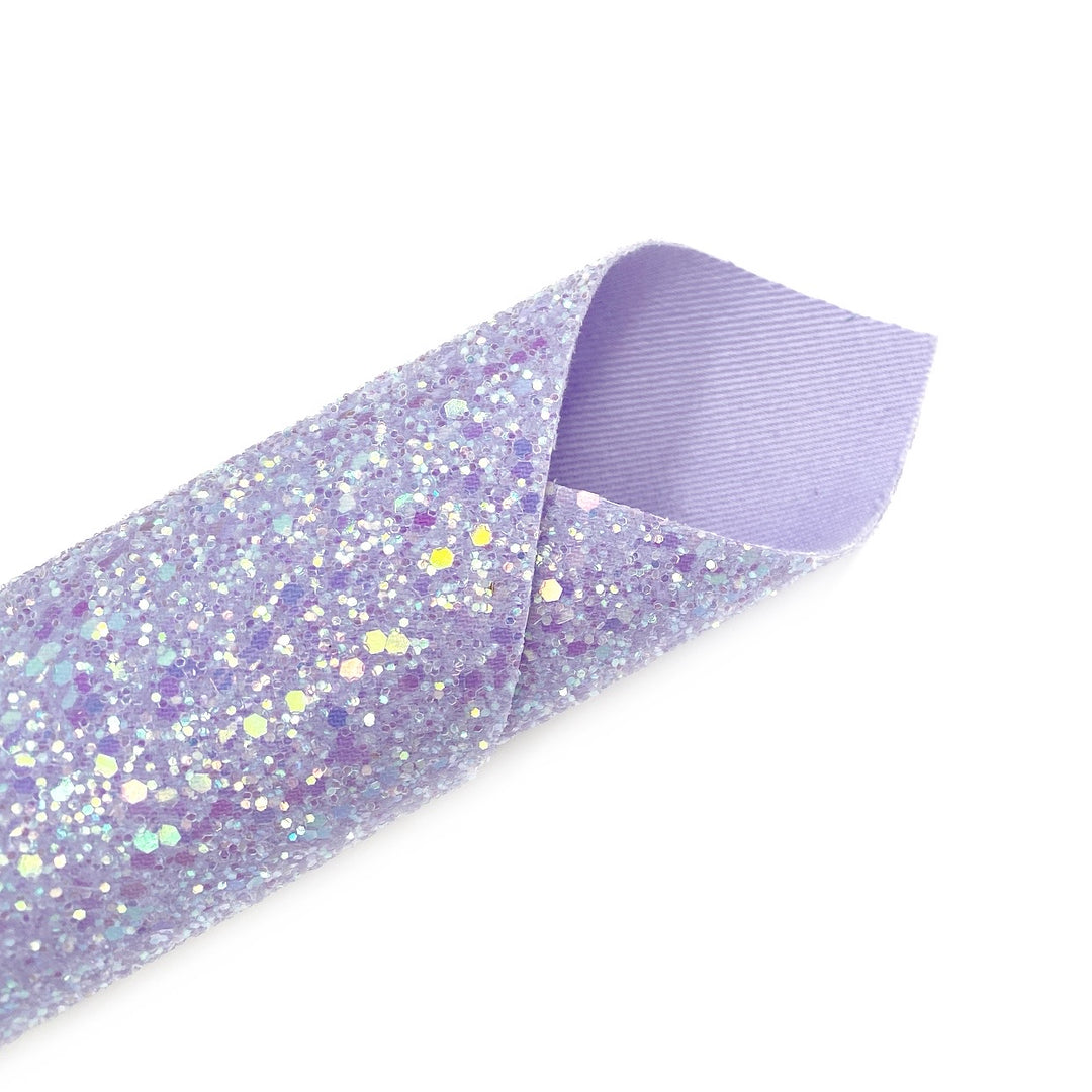 Fairytales Lilac Lux Premium Chunky Glitter Fabric