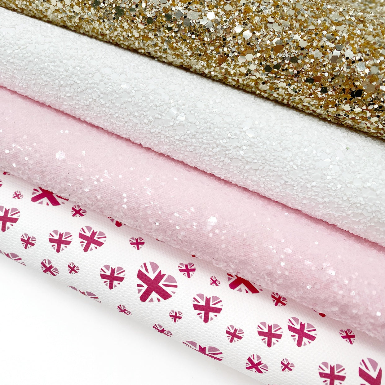 We heart the UK Pink & Gold- Beautiful Featured Fabrics