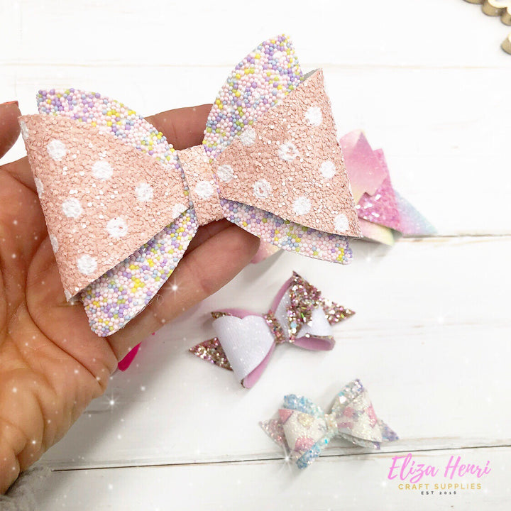 Elektra Hair Bow Template 5'', 4”, 3”, 2.5” & 2”