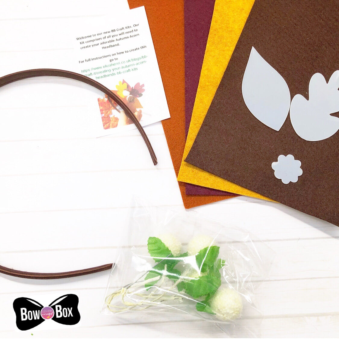 BB Craft It Kits - The Acorn Headband
