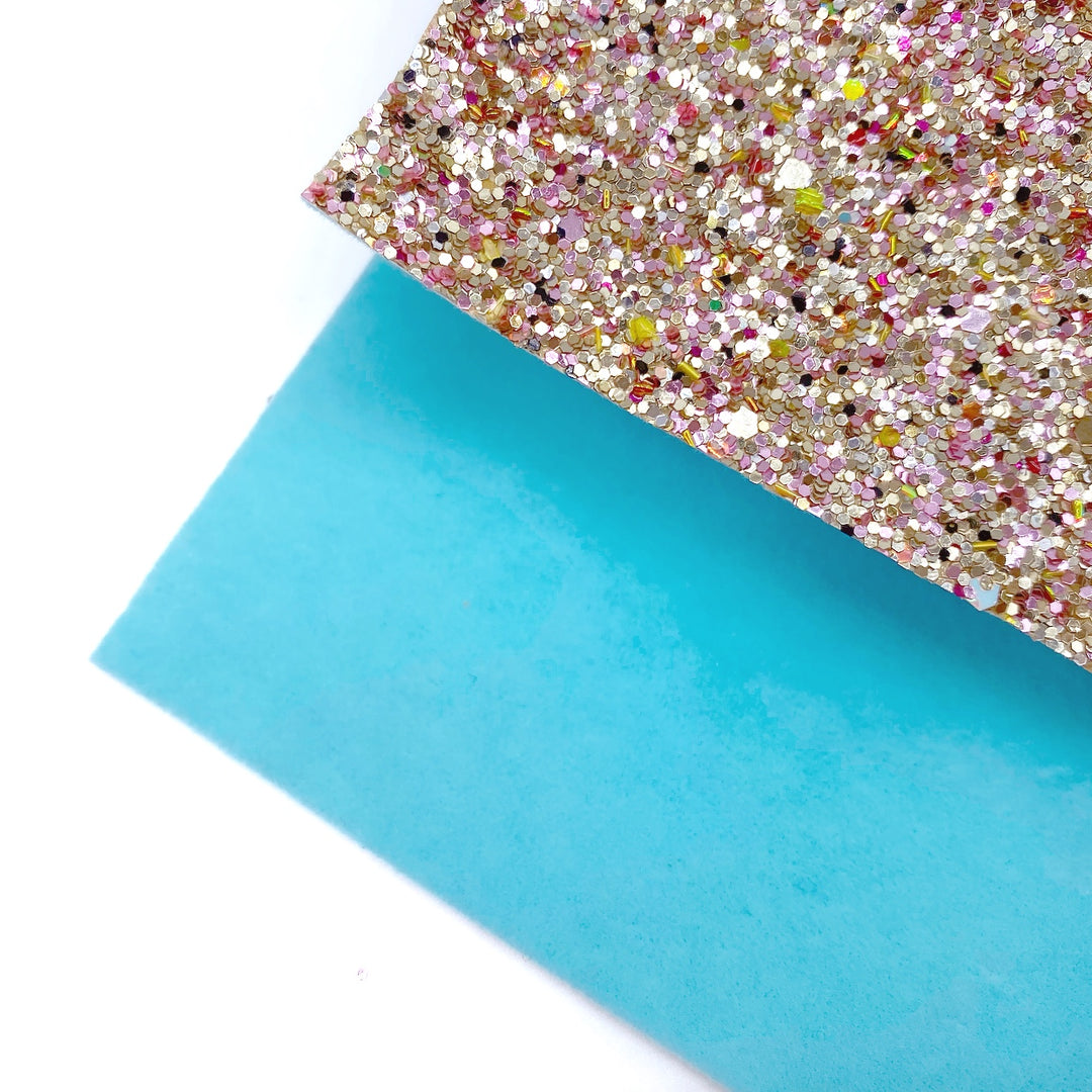 Double Sided Prince Royalty Chunky Glitter Fabric