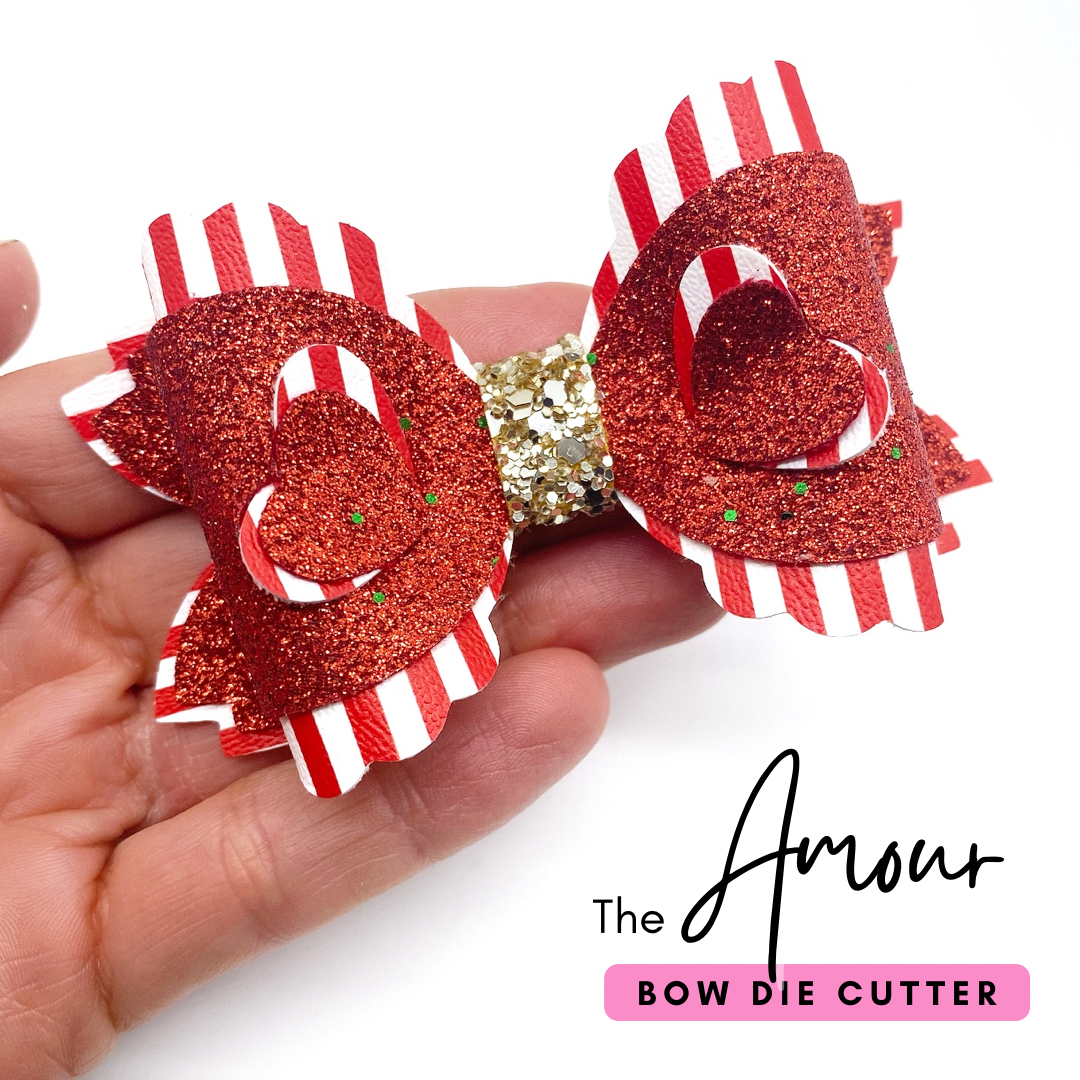 The Amour Bow Die Cutter- 3.5''- PRE ORDER