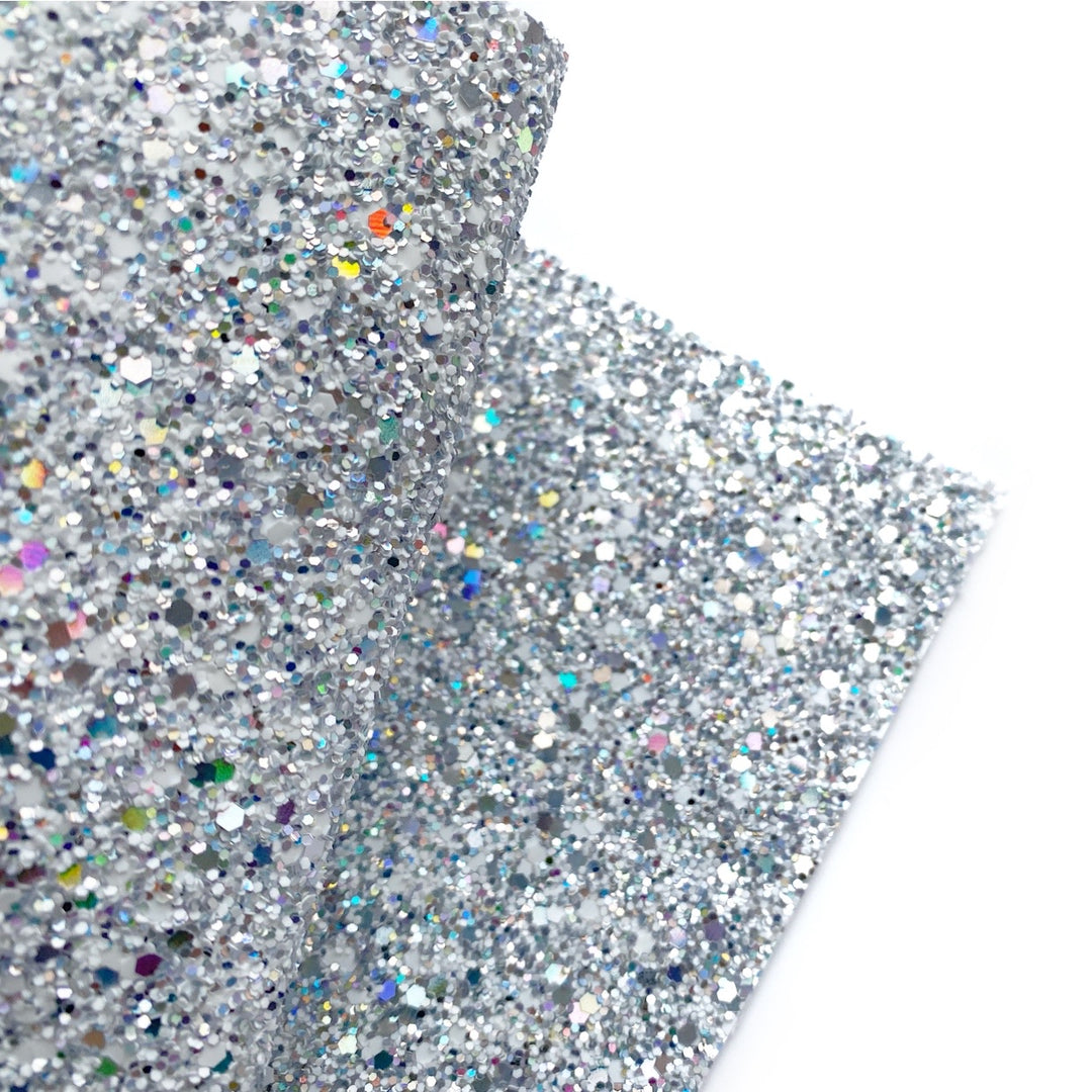 Shine Bright like a Diamond Lux Premium Chunky Glitter Fabric