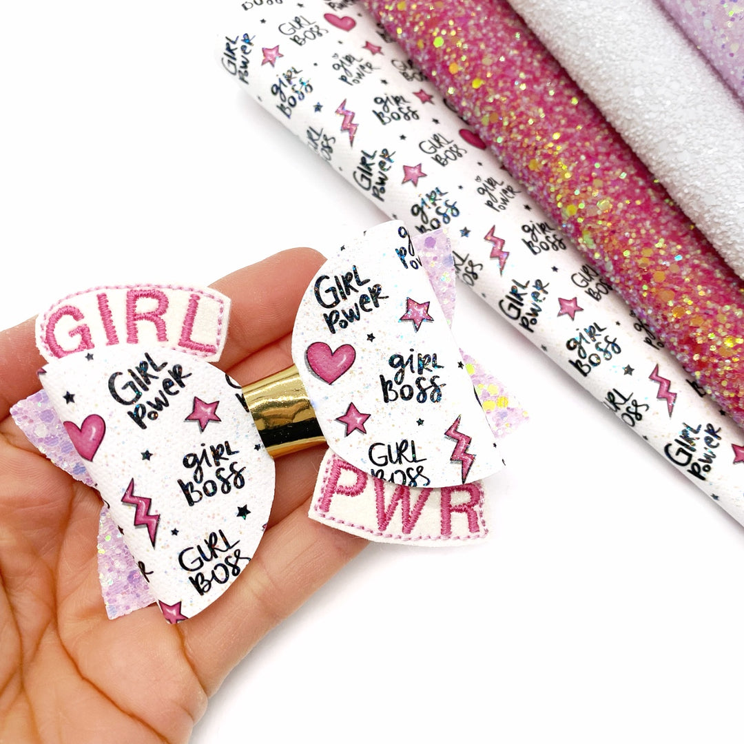 GIRL PWR Glittery Loop Pops