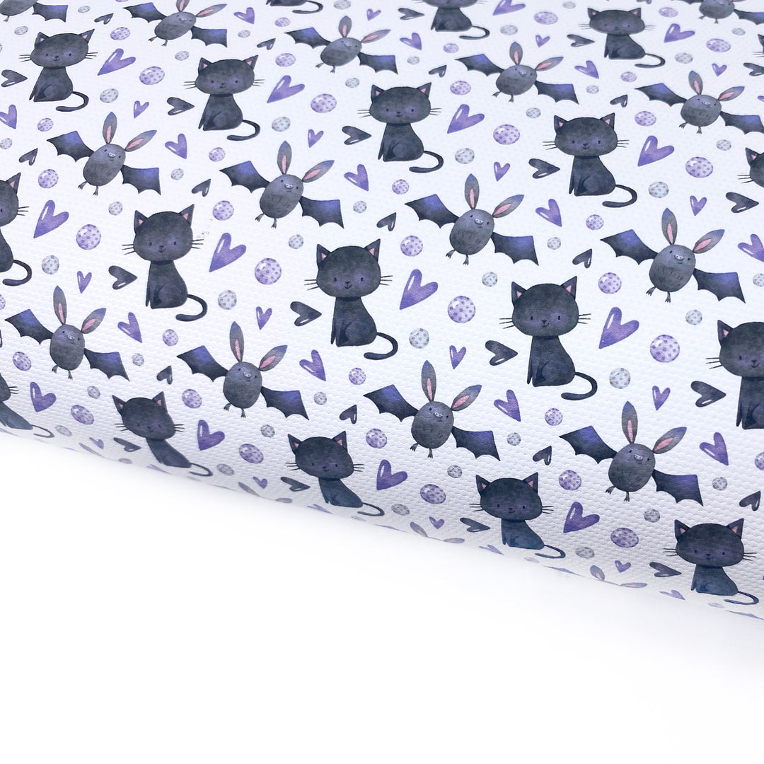 Cats & Bats Lux Premium Canvas Bow Fabrics