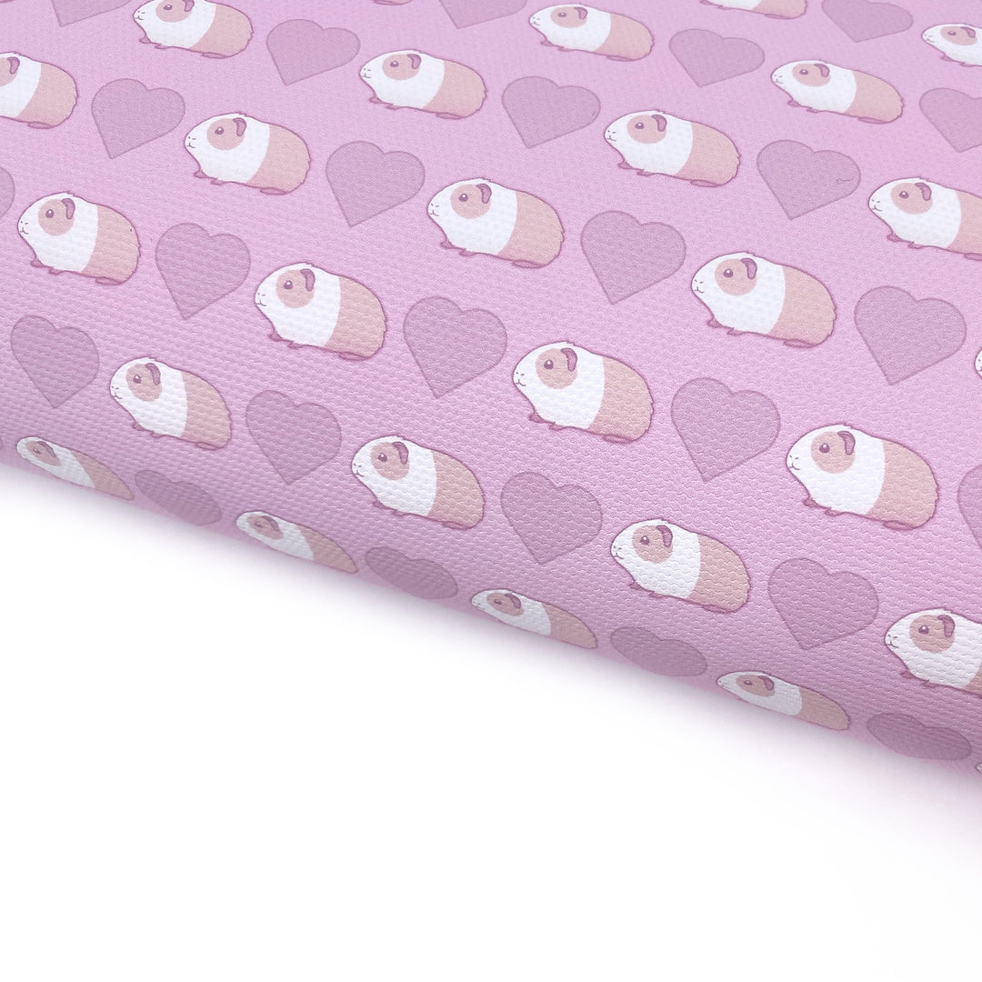 Guinea Pig Lux Premium Canvas Bow Fabrics