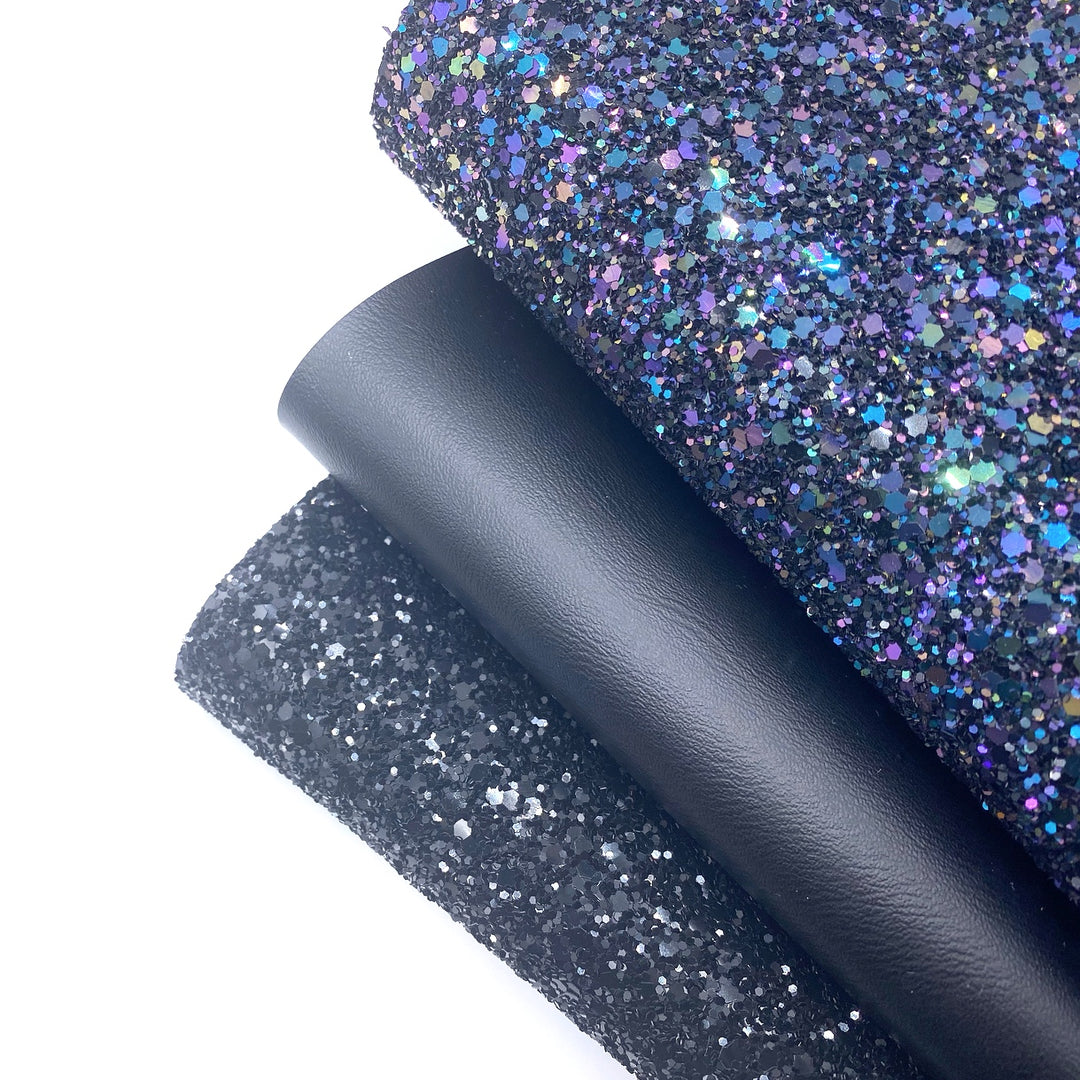 Black Core Glitter Trio