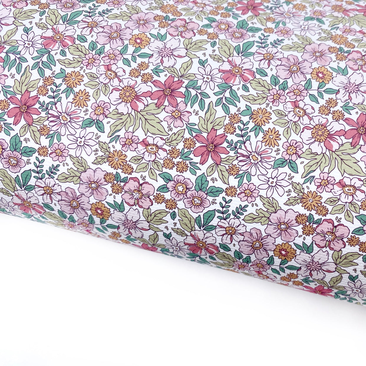 Flowers for Mummy Floral Lux Premium Printed Bow Fabric