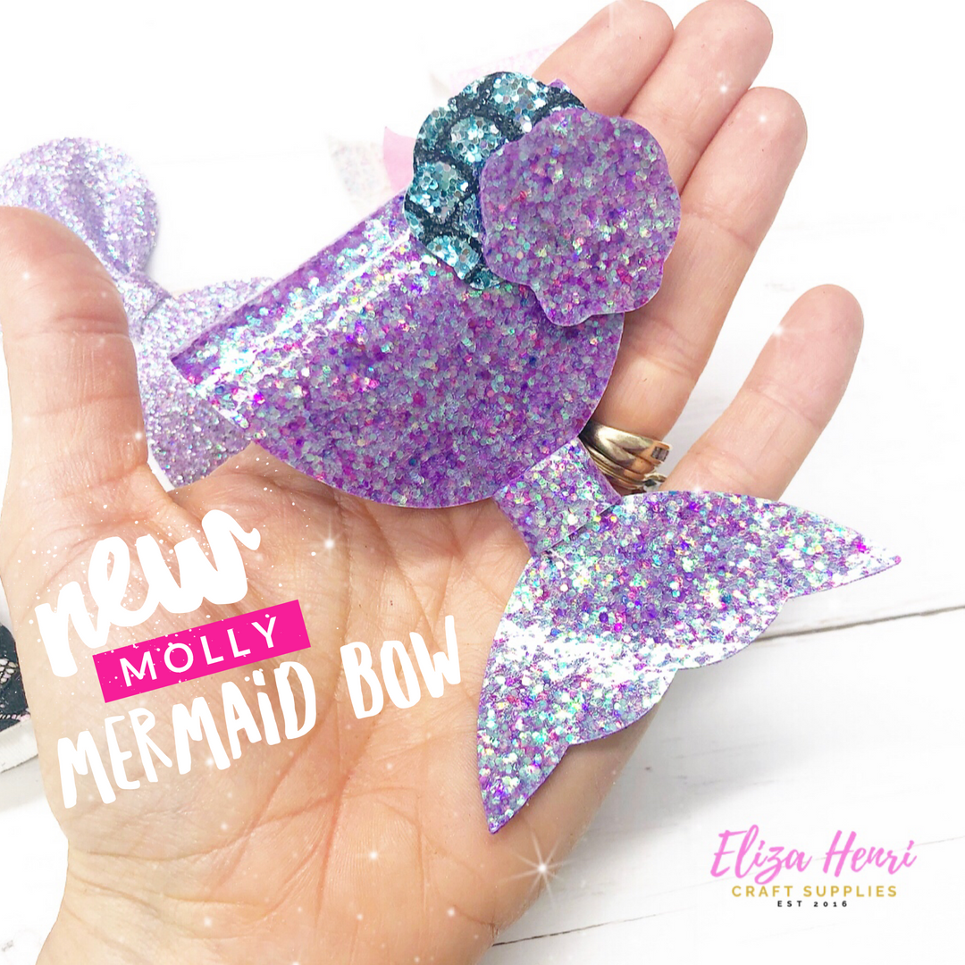 EH Molly Mermaid Hair Bow Die Cutter- PRE ORDER