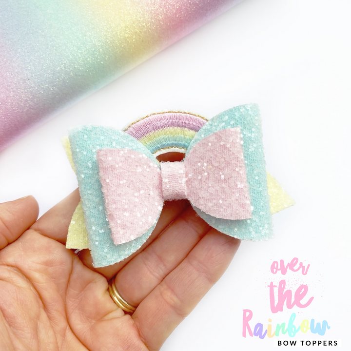 New Bow Toppers- Over the Rainbow Topper Felties