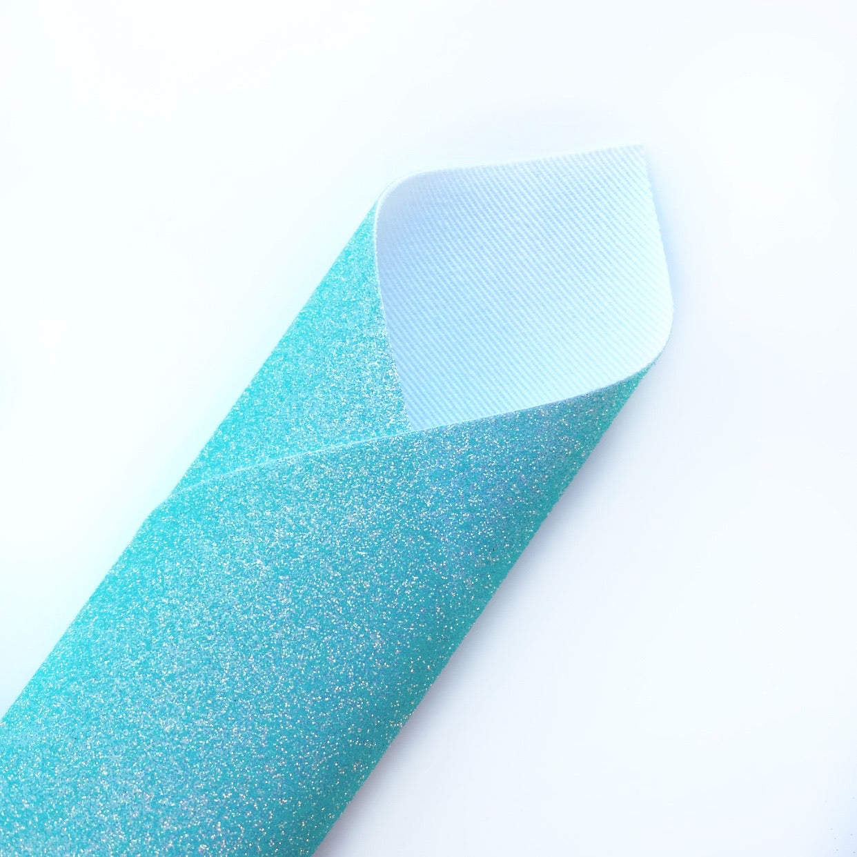 Mint Ice Lux Premium Fine Glitter Fabric