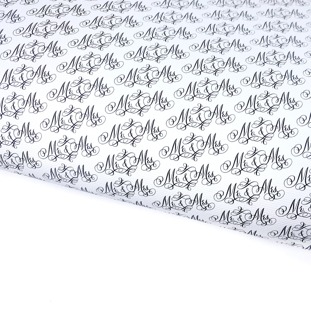 Mr & Mrs Lux Premium Printed Bow Fabric