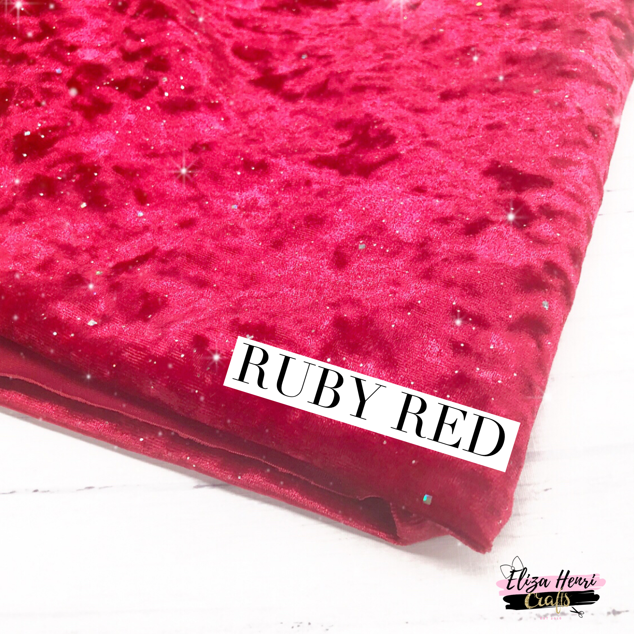 red glitter velvet fabric felt