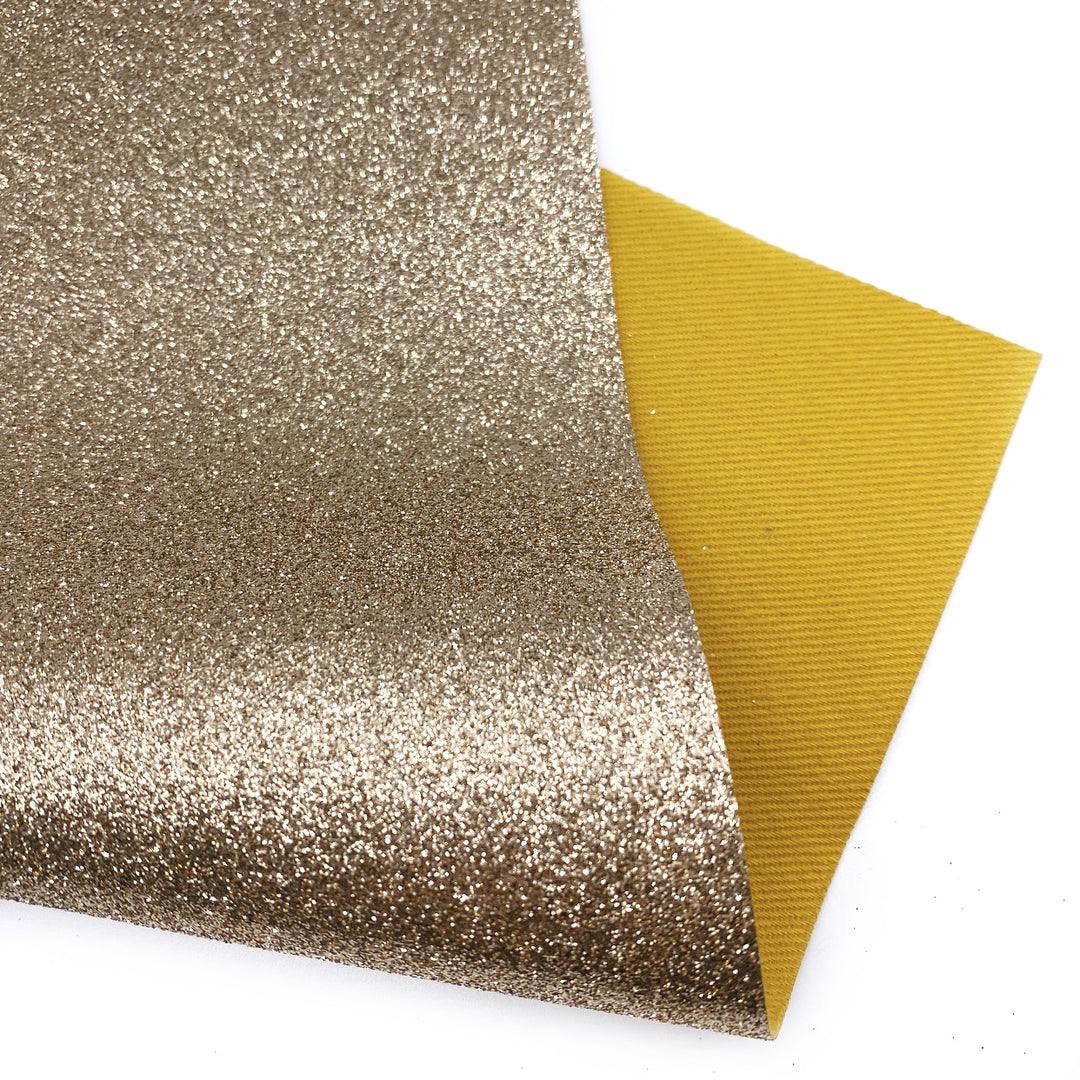 Golden Oldie Lux Premium Fine Glitter Fabric