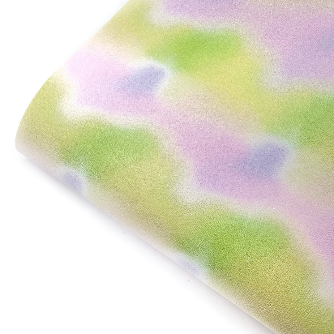 Pastel Ombre Premium Faux Leather Fabric Sheets