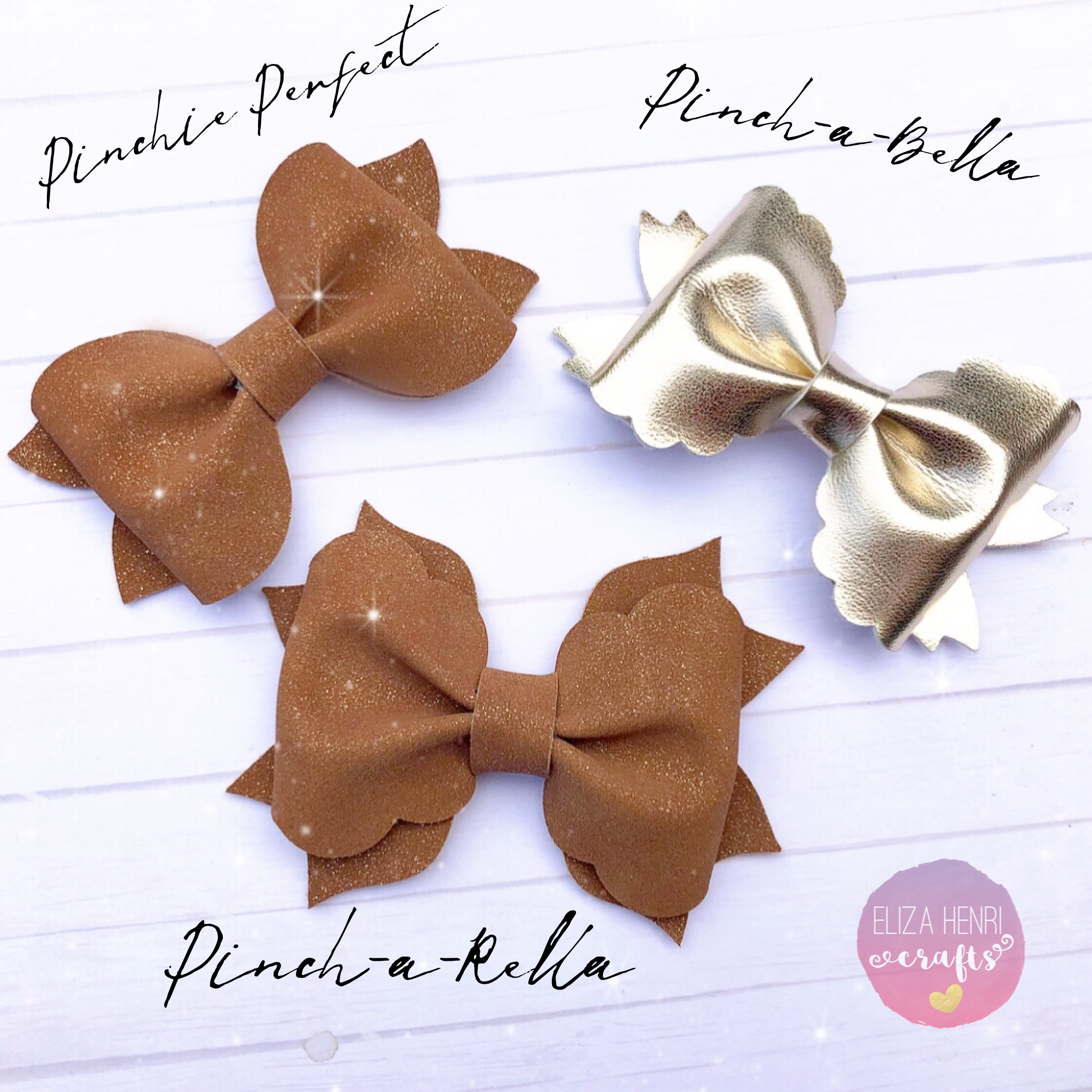 The Pinch-a-Rella Bow Template
