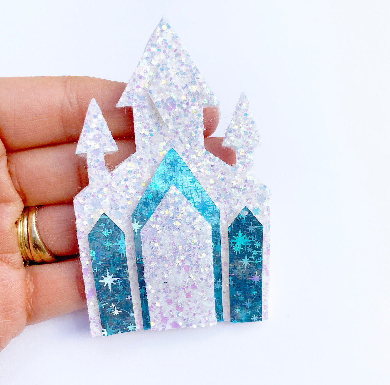 Exclusive Ice Princess Castle Plastic Template
