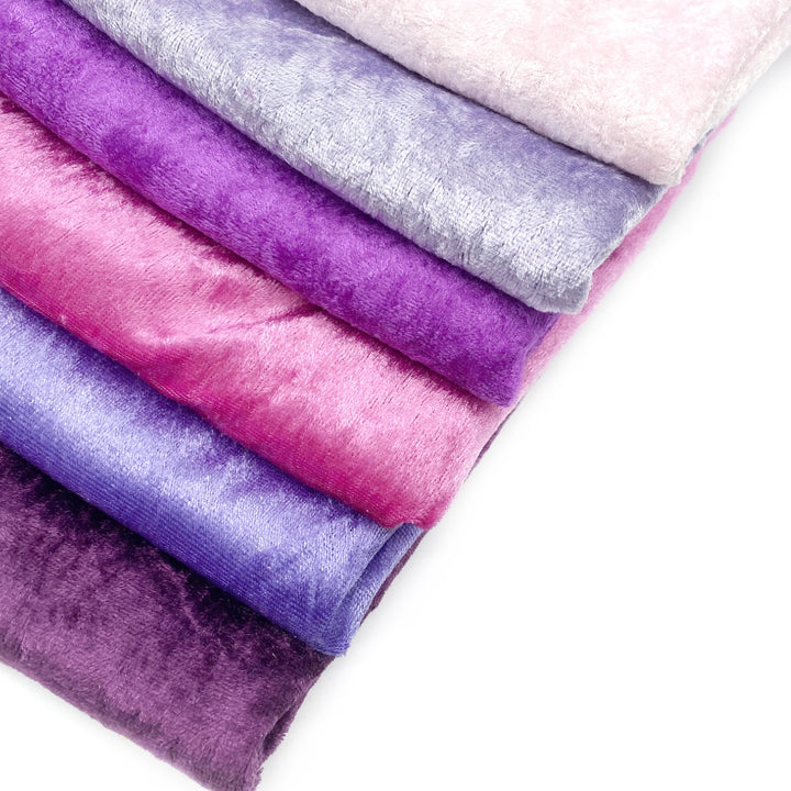 The Pink & Purple Crushed Velvet Bundle