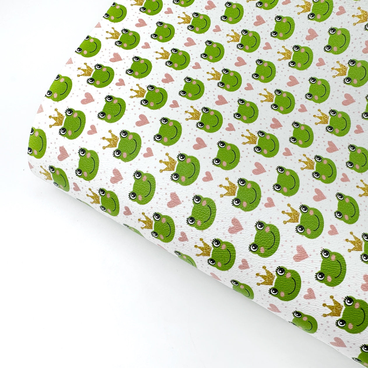 Kiss a few Frogs to find your Prince Premium Faux Leather Fabric Sheets