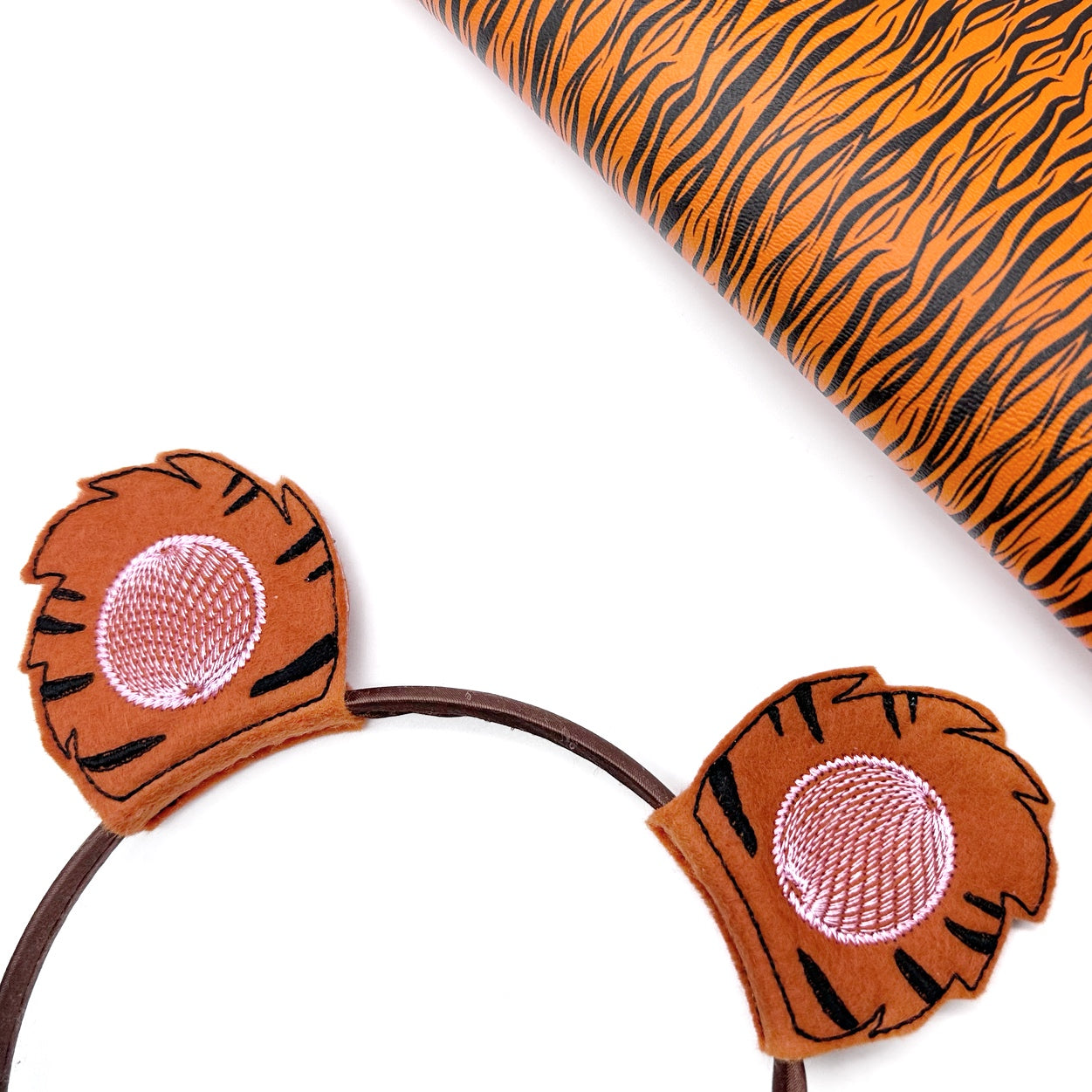 EHC Tiger Ears Headband Slider Felties