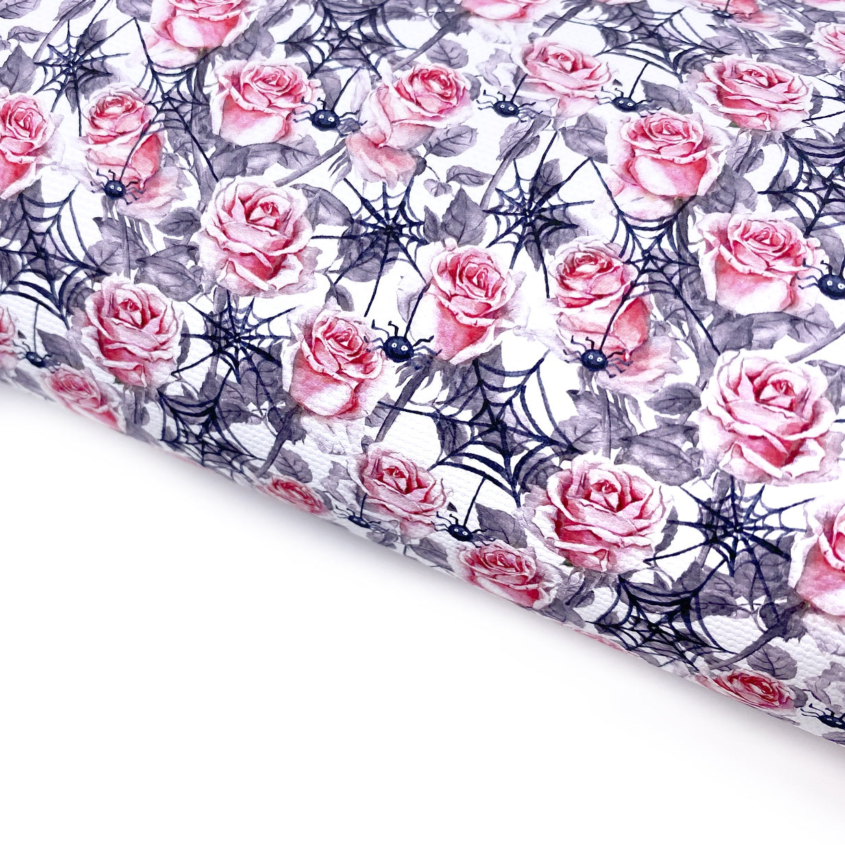 Spider Floral Lux Premium Canvas Bow Fabrics