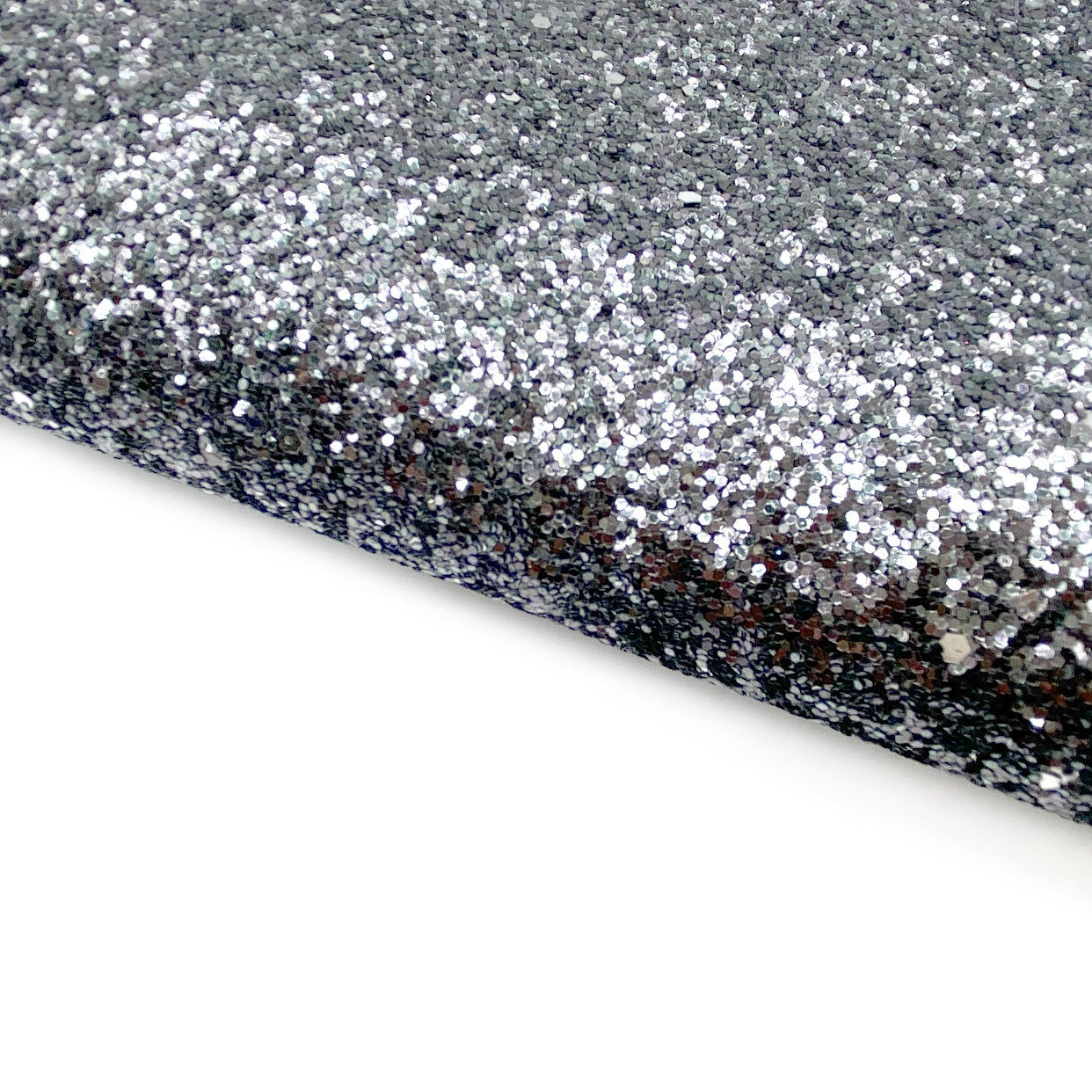Charcoal Lux Premium Chunky Glitter Fabric