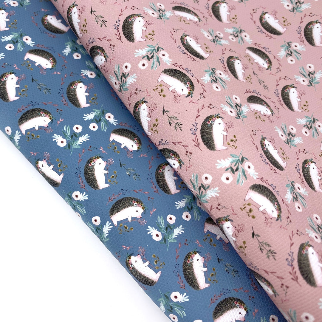 Hettie Hedgehog Lux Premium Canvas Bow Fabrics