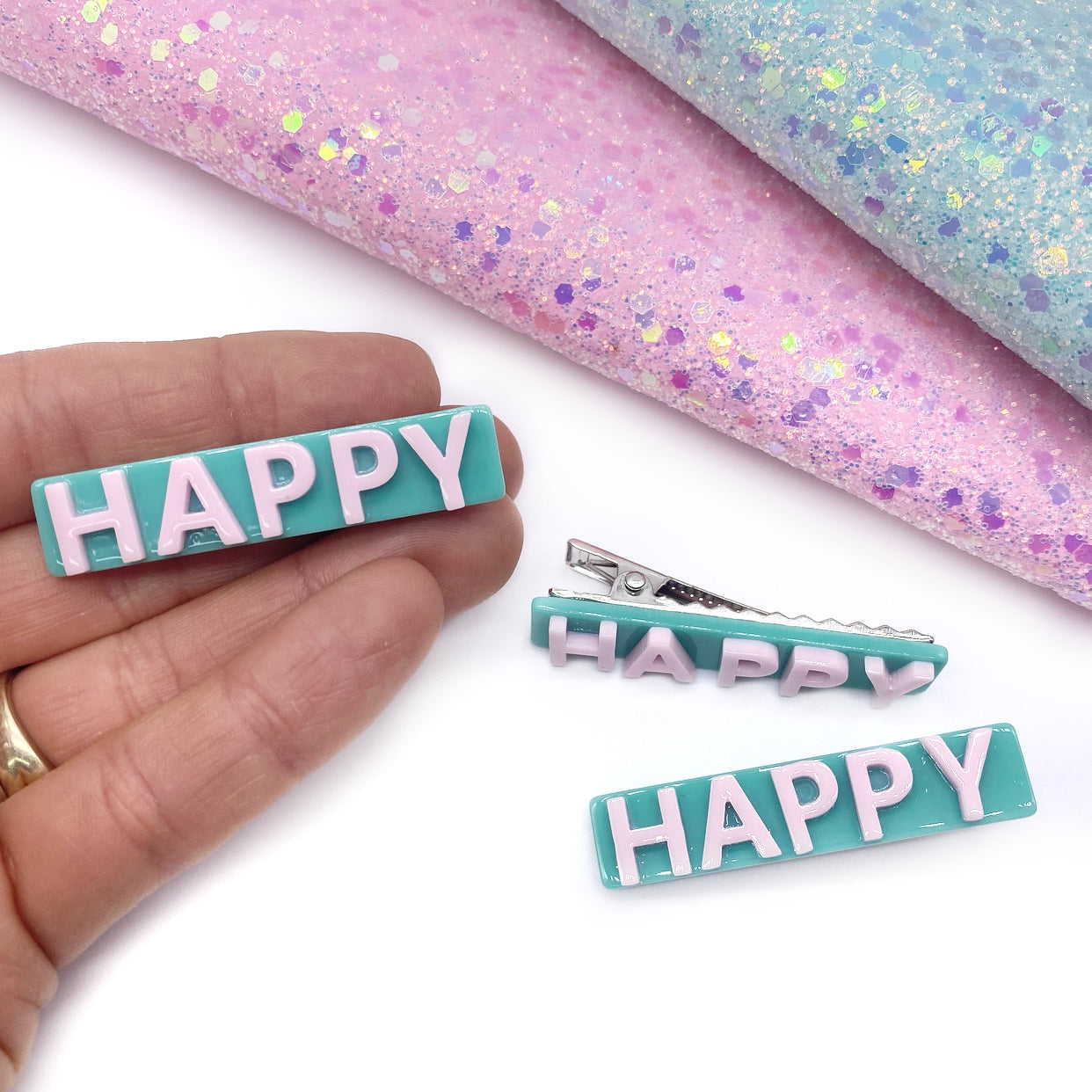Happy Fringe Clippies- Pack Of 3