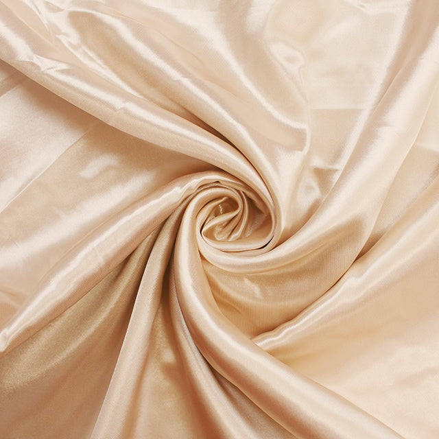 Coffee Premium Polyester Satin Fabric