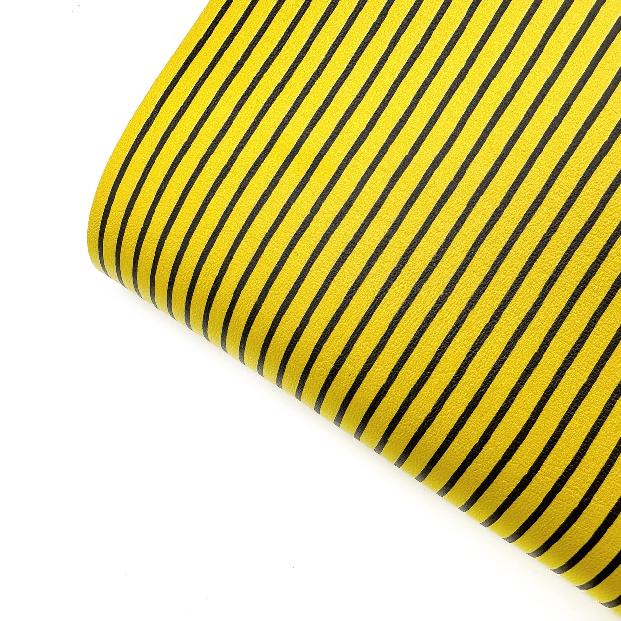 Queen Bee Stripes Premium Faux Leather Fabric Sheets